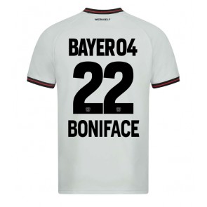 Bayer Leverkusen Victor Boniface #22 Udebanetrøje 2023-24 Kort ærmer